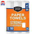 Berkley Jensen Choose-a-Size Paper Towels, 12 pk.\u002F160 sheets per roll