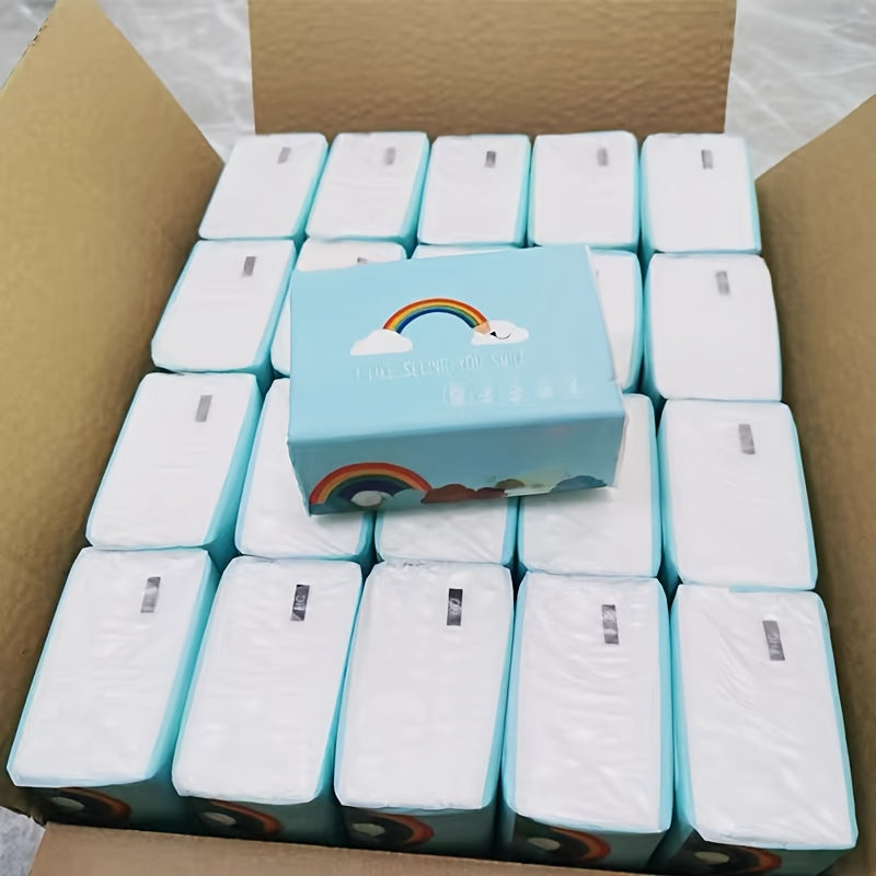 12 Packs, Total 3648 Sheets, Wood Pulp 4-layer Tissue Paper, Suitable for Home, Restaurant, Hotel, Travel, And Car Use, Facial Tissues, Soft Skin- Friendly Toilet Paper, Cleaning Supplies, Household Gadgets, Christmas Supplies