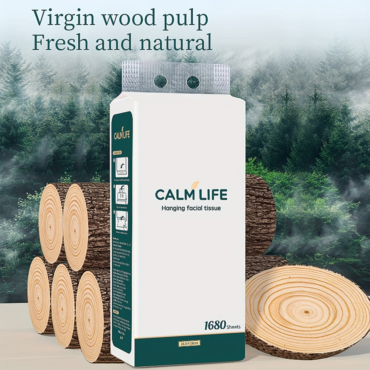 4-pack Family-sized Large Hanging Tissues, 4-ply Extra Thick, Suitable for Both Wet And Dry Use, Soft And Strong. Ideal for Daily Cleaning, Beauty Salons, Travel, And Various Other Situations. Simple And Convenient.christmas Gifts Bulk.