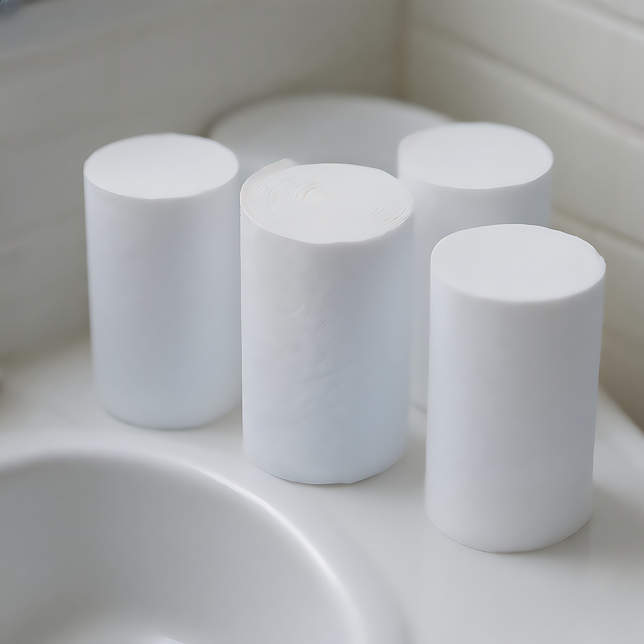 50 Roll Stock Pack, 50G\u002FRoll 4-Layer Thick Coreless Roll Paper, Local Wood Pulp Household Toilet Paper, Commercial Hand Towel Kitchen Tissue, Flexible And Absorbent Toilet Paper That Does Not Fall Off Chips
