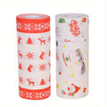 2pcs Reusable Kitchen And Bathroom Towels, Christmas Kitchen Paper Printing Rolls, Single Kitchen Cleaning, Wet Dry Household Thick Oil Absorbing Paper