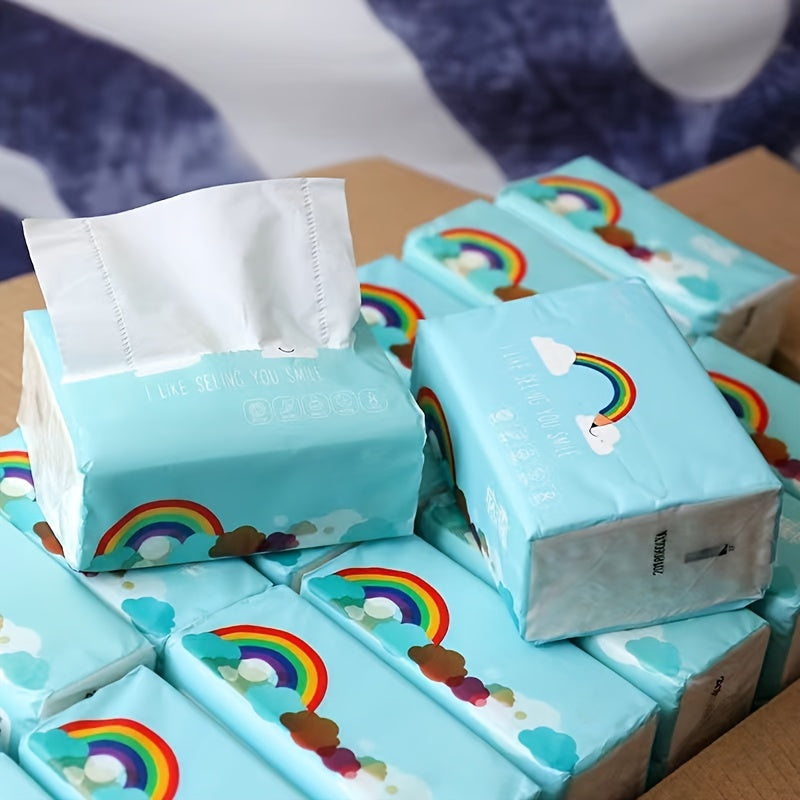 12 Packs, Total 3648 Sheets, Wood Pulp 4-layer Tissue Paper, Suitable for Home, Restaurant, Hotel, Travel, And Car Use, Facial Tissues, Soft Skin- Friendly Toilet Paper, Cleaning Supplies, Household Gadgets, Christmas Supplies