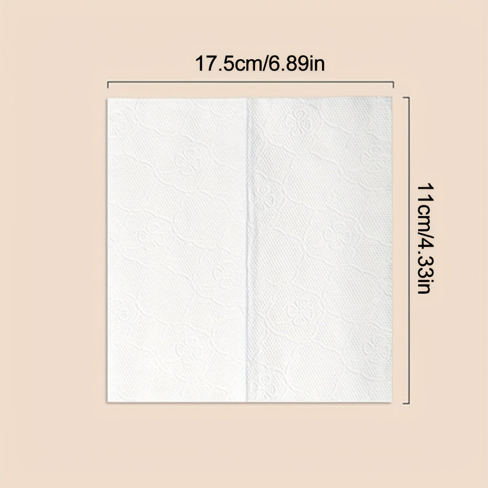 A Box of Premium Wood Pulp Tissue Paper, 40 Large Packs, 2800 Sheets, Durable and Absorbent, Suitable for Use in Homes, Offices, and Dormitories