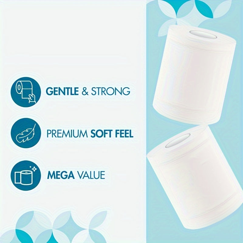 8-roll\u002F12-roll, Ultra-comfortable Family Pack Toilet Paper, Super-cleaning Toilet Tissue. Multi-purpose Roll Tissue, 4-ply Extra Thick and More Flexible, Soft and Skin-friendly for Better Health. 240 Sheets\u002Froll, 5.43inch*3.94inch\u002Fsheet