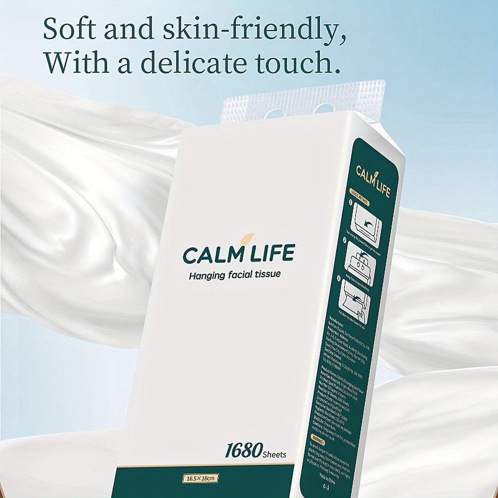 4-pack Family-sized Large Hanging Tissues, 4-ply Extra Thick, Suitable for Both Wet And Dry Use, Soft And Strong. Ideal for Daily Cleaning, Beauty Salons, Travel, And Various Other Situations. Simple And Convenient.christmas Gifts Bulk.