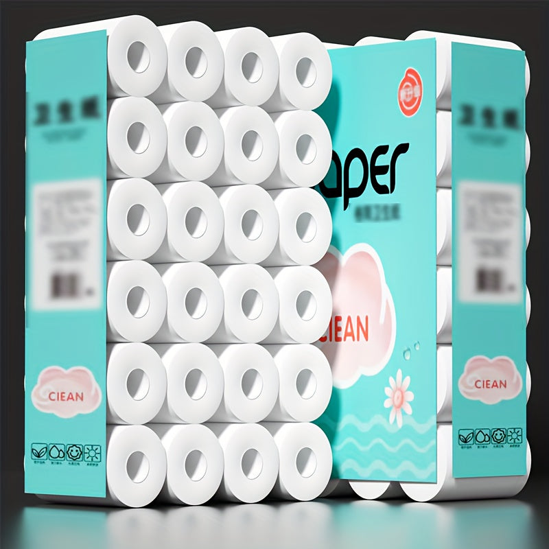 120g 20 rolls of hotel roll paper hollow roll toilet paper native wood pulp hotel large roll paper toilet household core roll paper