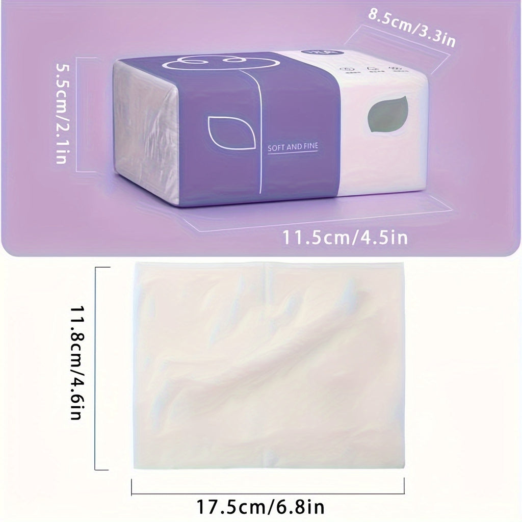400pcs Pack of 4 Ultra-Soft 5-Layer Tissues, Containing 400 Sheets, Designed for Convenience at for Home And While Traveling, Crafted from Pure Wood Pulp