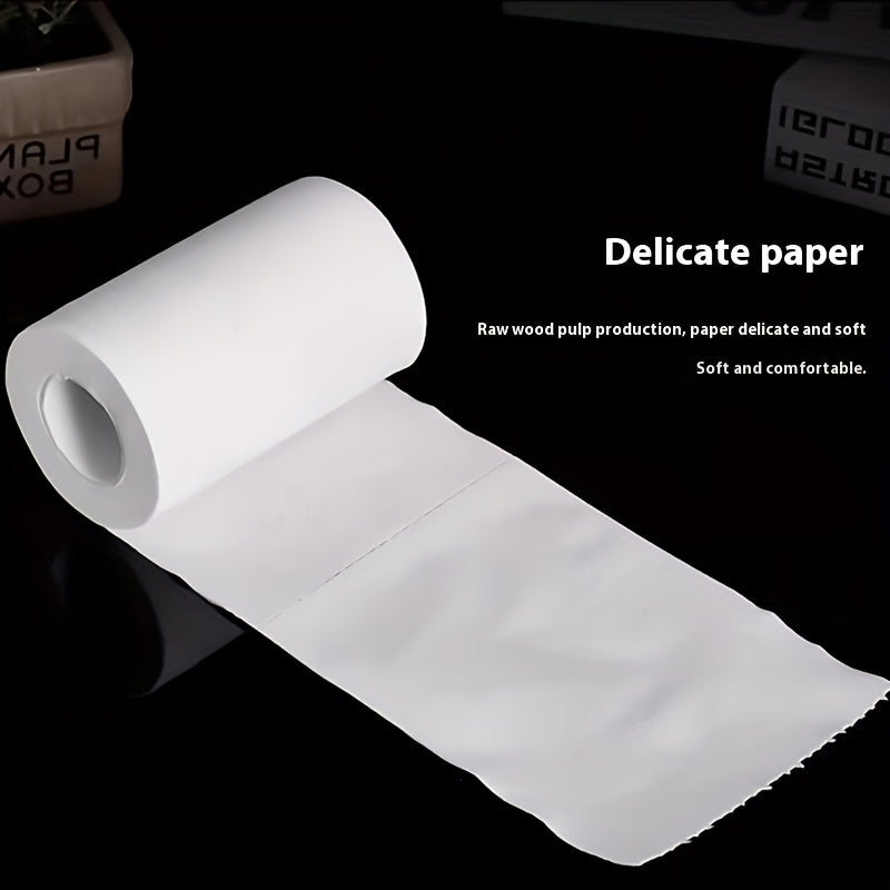 120g 20 rolls of hotel roll paper hollow roll toilet paper native wood pulp hotel large roll paper toilet household core roll paper